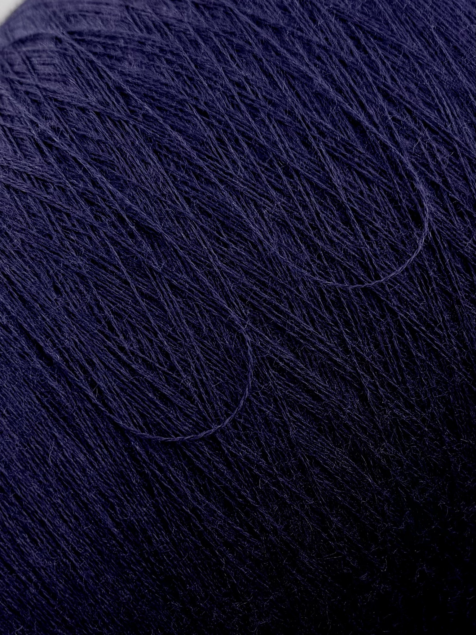 Zegna Baruffa Cashwool 2/48 – Extrafeines Merinogarn Tiefes Marineblau 164867